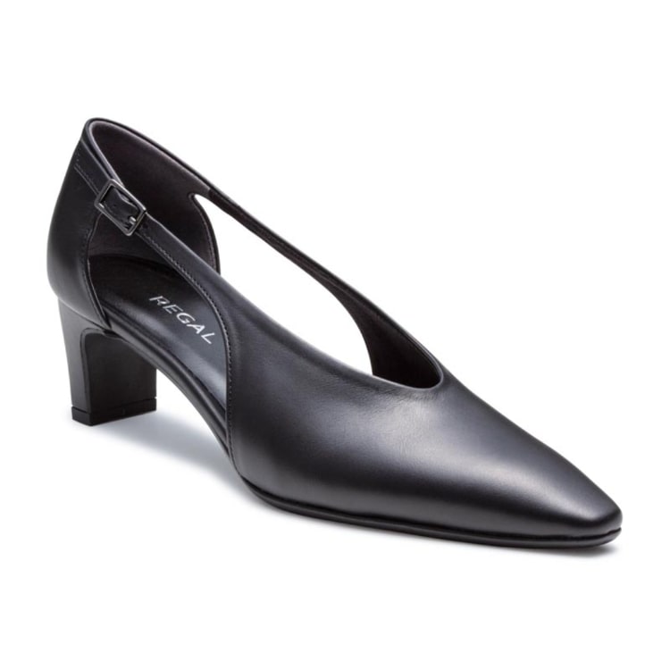 REGAL F95R サイドオープンパンプス ブラック リーガル パンプス ブラック 22.5cm