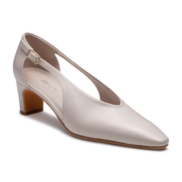 REGAL F95R サイドオープンパンプス アイボリー リーガル パンプス アイボリー 22.5cm