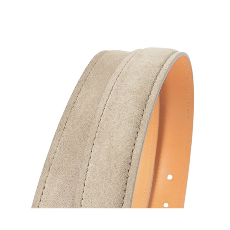 REGAL TS86 プレミアム スエードベルト ベージュスエード リーガル メンズ ベルト ベージュスエード フリー