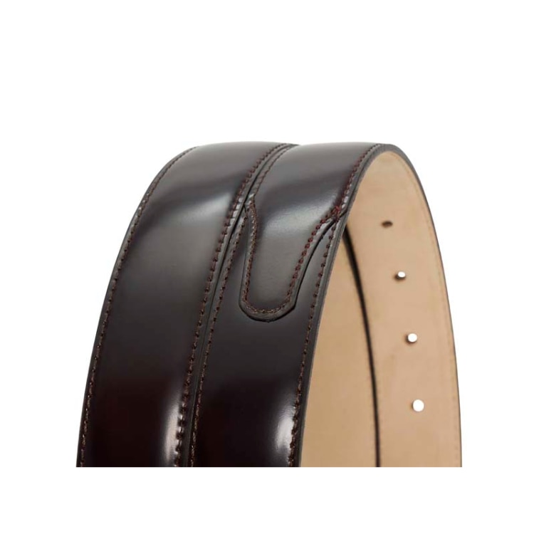 REGAL TS95 プレミアム コードバン バーガンディ リーガル メンズ ベルト バーガンディ FREE