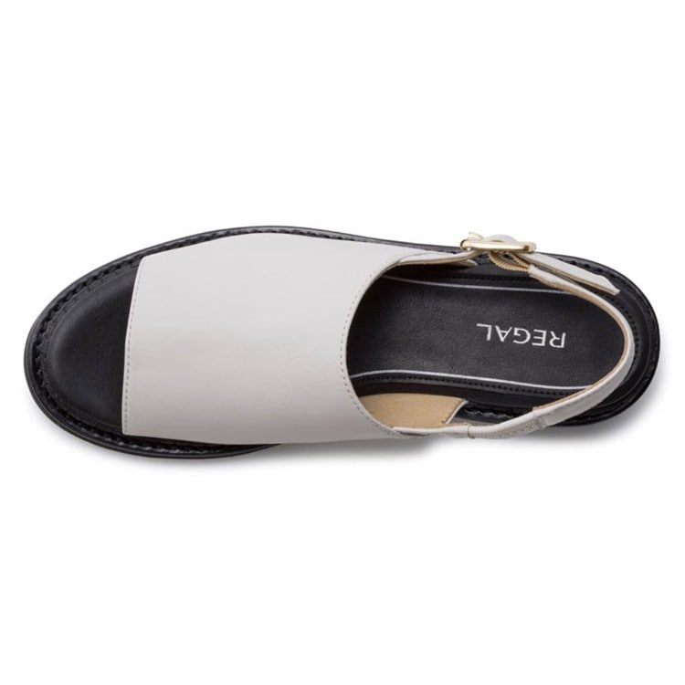 REGAL F44R ラギットソールサンダル アイボリー リーガル サンダル アイボリー 22.5cm