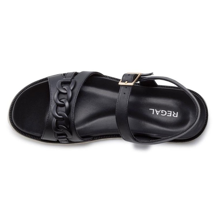 REGAL F45R フットベッドサンダル ブラック リーガル サンダル