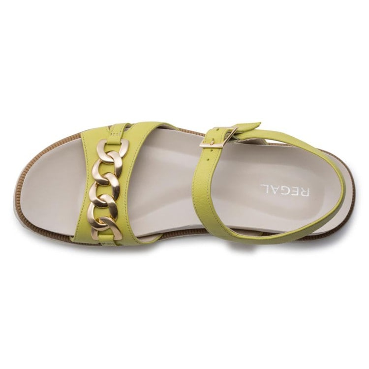 REGAL F45R フットベッドサンダル グリーン リーガル サンダル グリーン 22.5cm