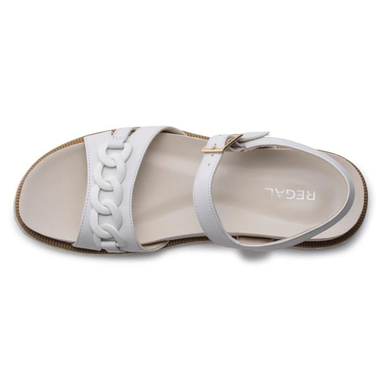 REGAL F45R フットベッドサンダル アイボリー リーガル サンダル アイボリー 22.5cm