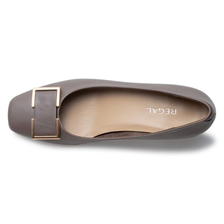 REGAL F53R スクエアトウパンプス オーク リーガル パンプス オーク 22.5cm