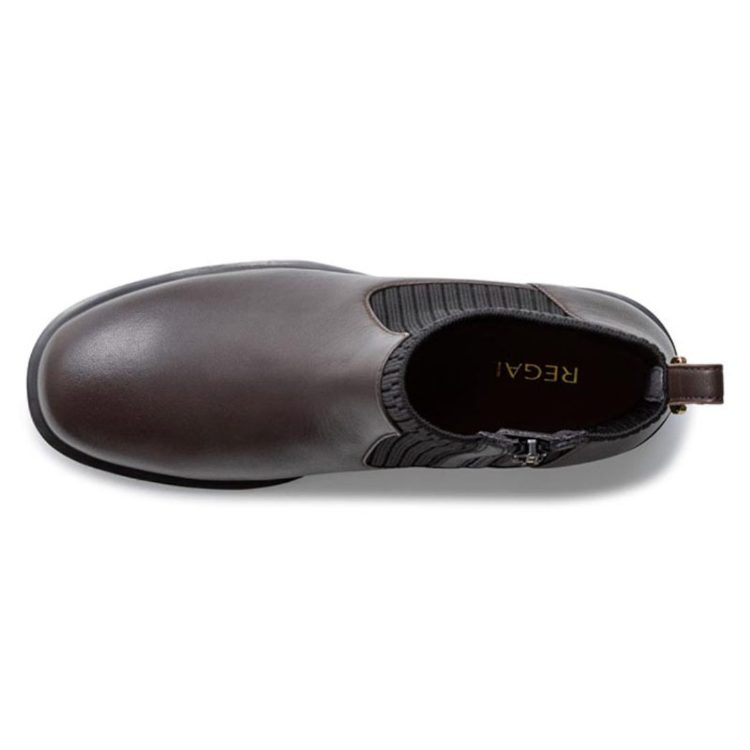 REGAL F76R ニットブーツ ダークブラウン リーガル ブーツ ダークブラウン 22.5cm