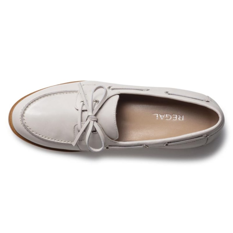 REGAL F83R デッキタイプローファー アイボリー リーガル カジュアルシューズ アイボリー 24.5cm