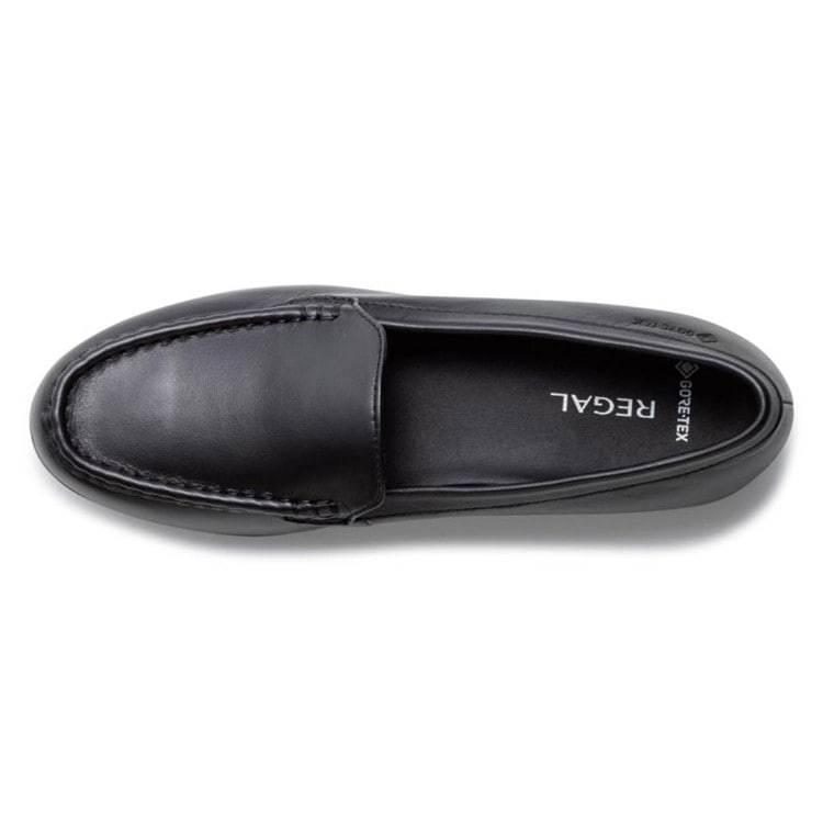 REGAL F97Q カジュアルスリッポン GORE-TEX ブラック リーガル フラットシューズ ブラック 22.5cm