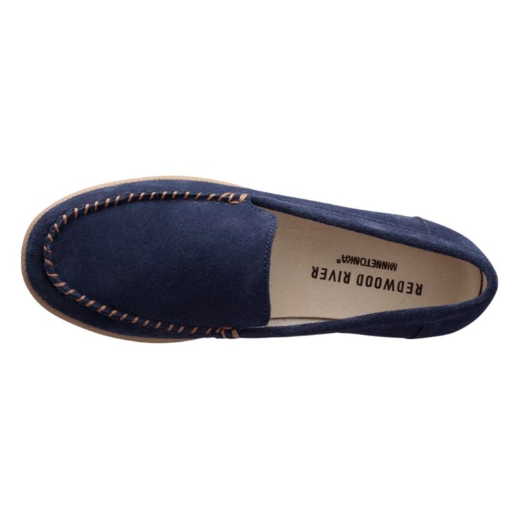 REDWOOD RIVER×MINNETONKA(R) M02C モカシンシューズ ネイビースエード レッドウッドリバー ミネトンカ (R) カジュアルシューズ ネイビースエード 22.5cm