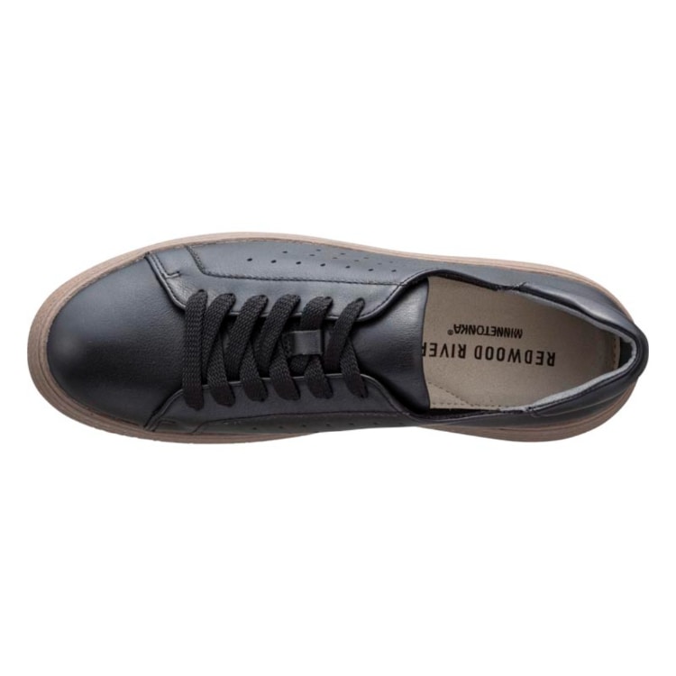 REDWOOD RIVER×MINNETONKA(R) M07C コートタイプスニーカー ブラック レッドウッドリバー ミネトンカ (R) スニーカー ブラック 22.5cm
