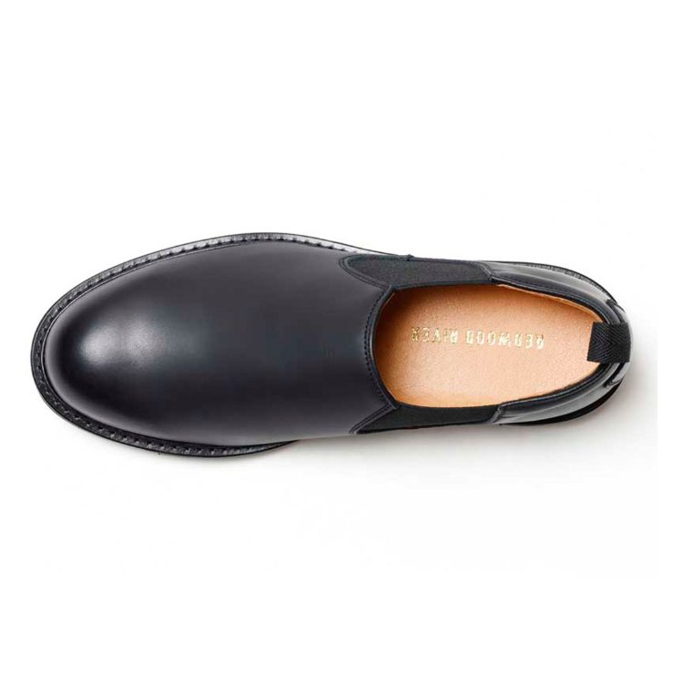 REDWOOD RIVER RX07 サイドゴア スリッポン ブラック レッドウッド リバー カジュアルシューズ ブラック 25.5cm