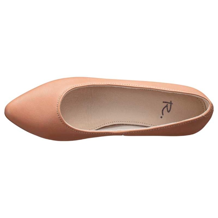 R. S17C フラットパンプス サーモンピンク アールドット フラットシューズ サーモンピンク 22.5cm