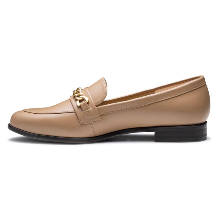 REGAL F60R 晴雨兼用チェーンローファー ベージュ リーガル フラットシューズ ベージュ 22.5cm