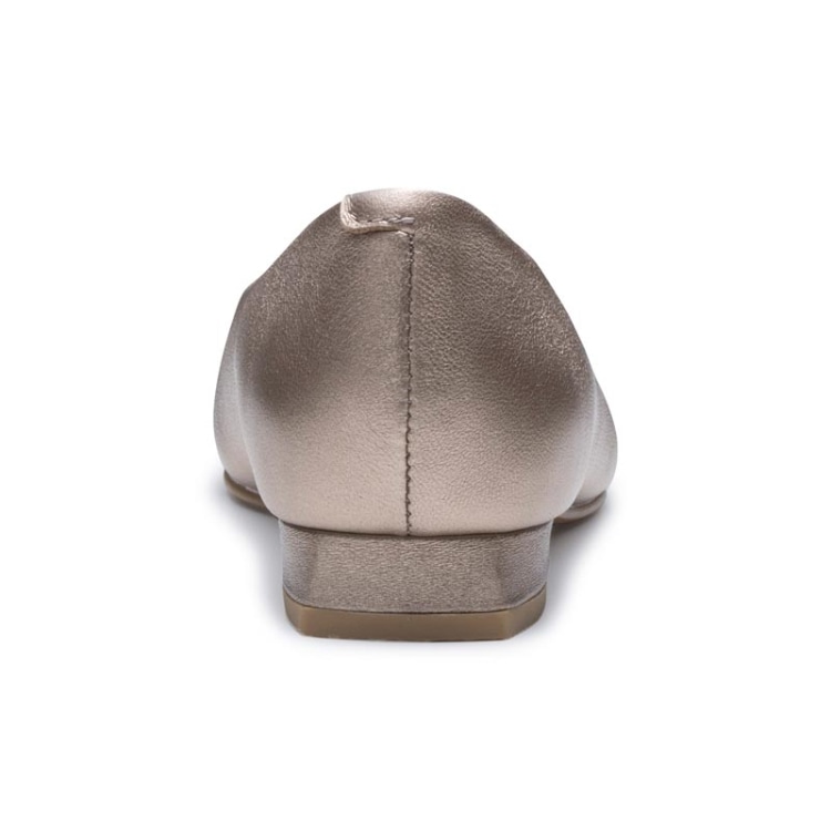 REGAL F69Q スクエアカッターシューズ ゴールド リーガル フラットシューズ ゴールド 22.5cm