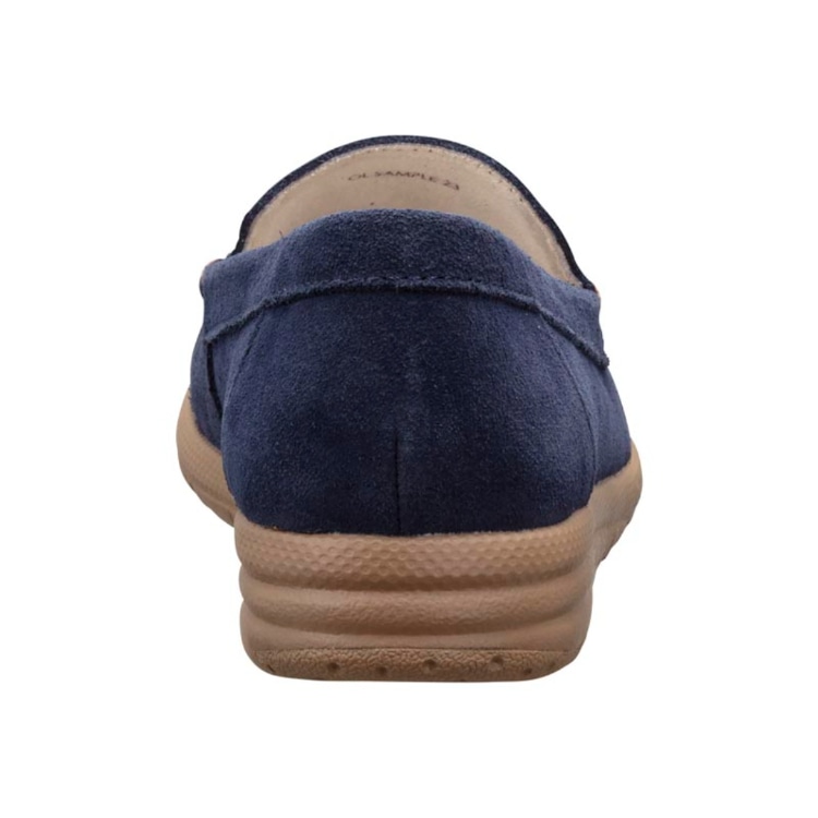 REDWOOD RIVER×MINNETONKA(R) M02C モカシンシューズ ネイビースエード レッドウッドリバー ミネトンカ (R) カジュアルシューズ ネイビースエード 22.5cm