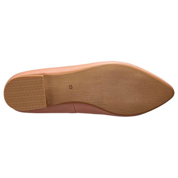 R. S17C フラットパンプス サーモンピンク アールドット フラットシューズ サーモンピンク 22.5cm