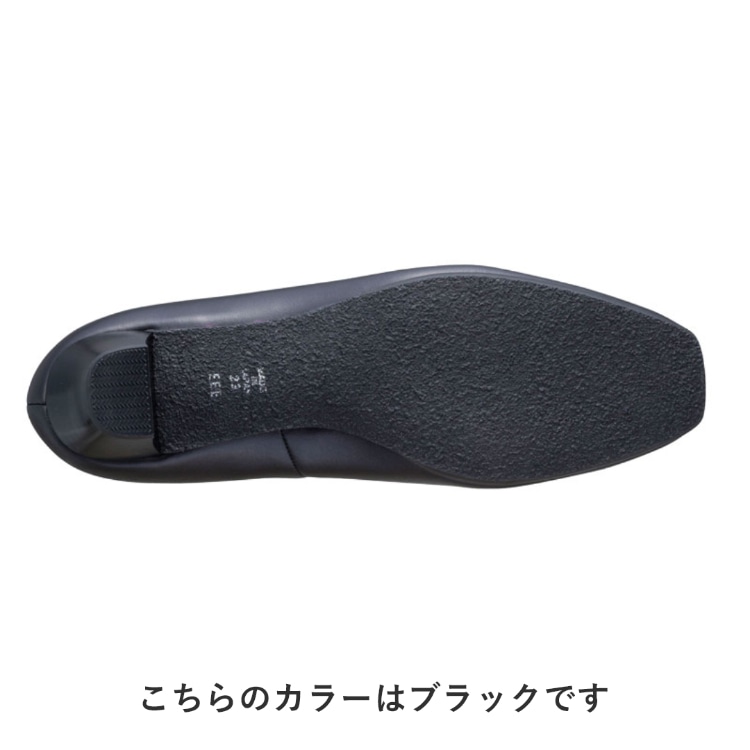 BEAUFIT A22Y ソフトスクエアトウモカパンプス オークエナメル ビューフィット パンプス オークエナメル 22.5cm