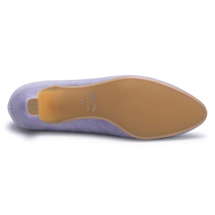 REGAL F23R ローヒールパンプス ライトブルースエード リーガル パンプス ライトブルースエード 22.5cm