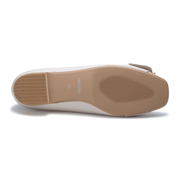 REGAL F25R 晴雨兼用フラットシューズ アイボリー リーガル フラットシューズ アイボリー 22.5cm