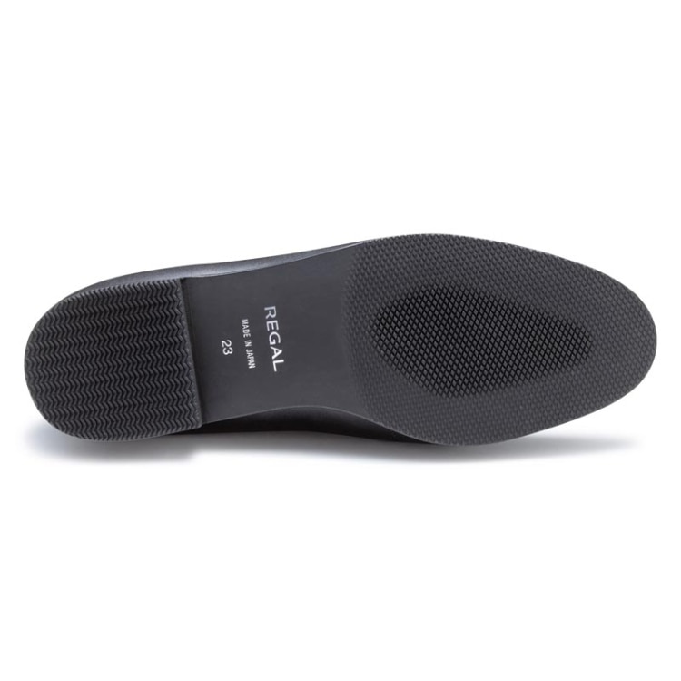 REGAL F60R 晴雨兼用チェーンローファー ブラック リーガル フラットシューズ ブラック 22.5cm
