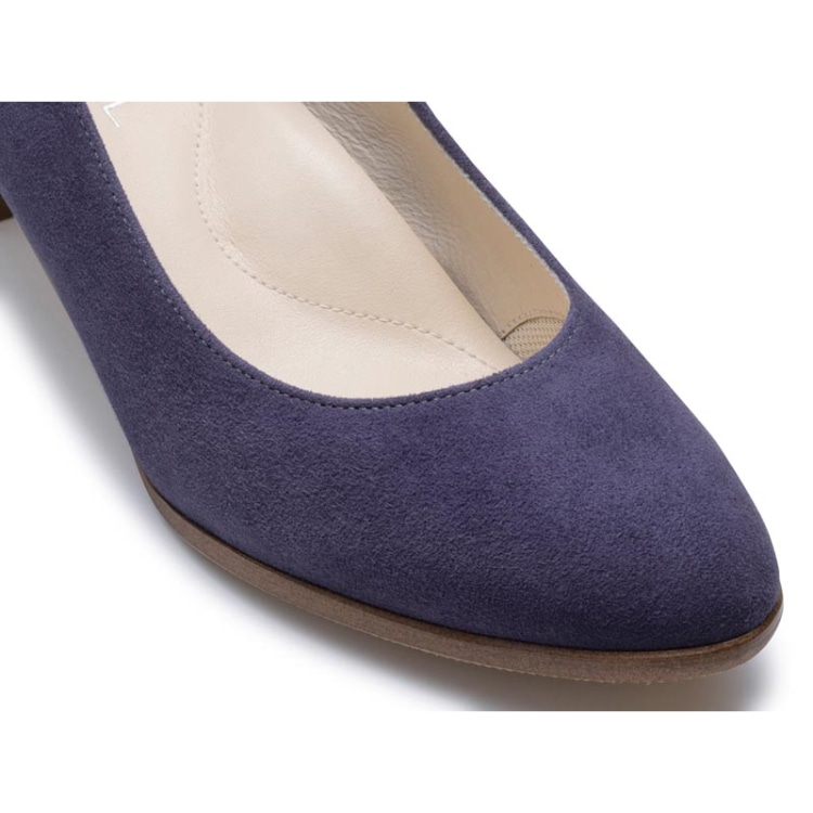 REGAL F22R 晴雨兼用プレーンパンプス ダークブルースエード リーガル パンプス ダークブルースエード 22.5cm