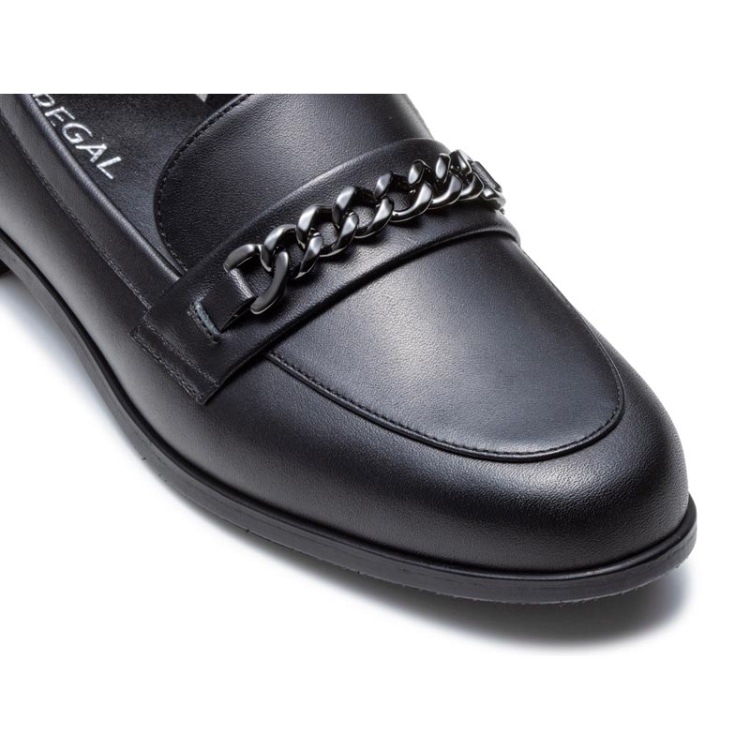 REGAL F60R 晴雨兼用チェーンローファー ブラック リーガル フラットシューズ ブラック 22.5cm