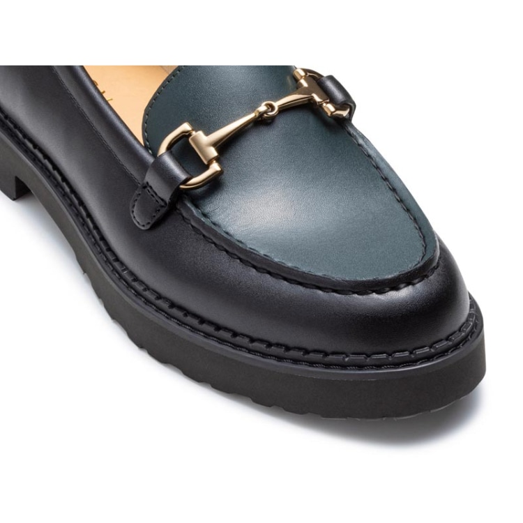 REGAL F69R ビットローファー グリーンブラック リーガル カジュアルシューズ グリーンブラック 22.5cm