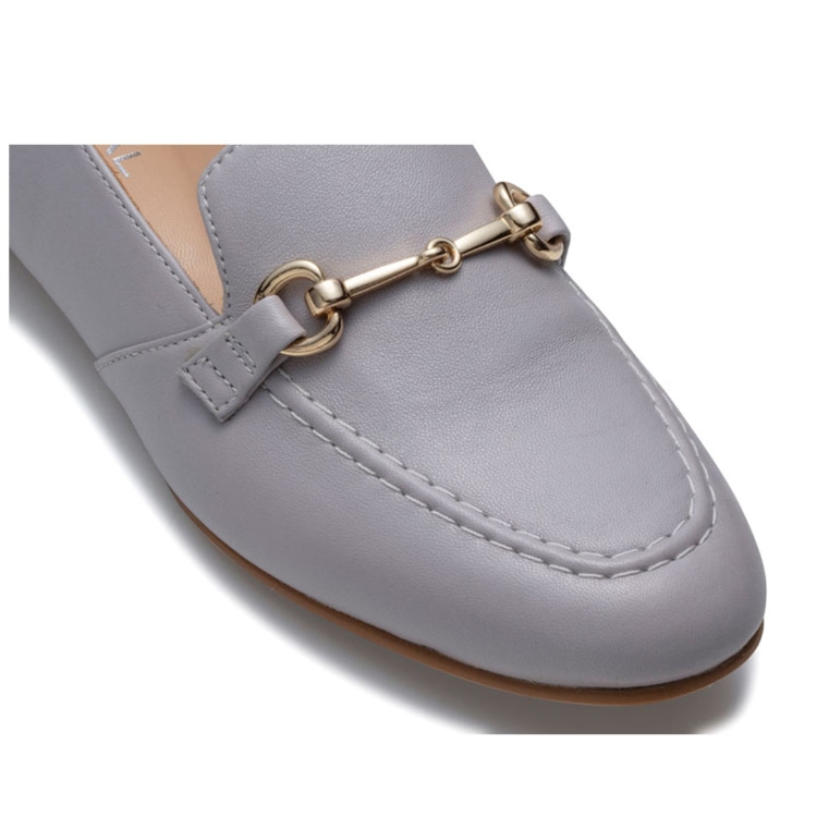 REGAL F70Q ビットモカシューズ ライトグレー リーガル フラットシューズ ライトグレー 22.5cm