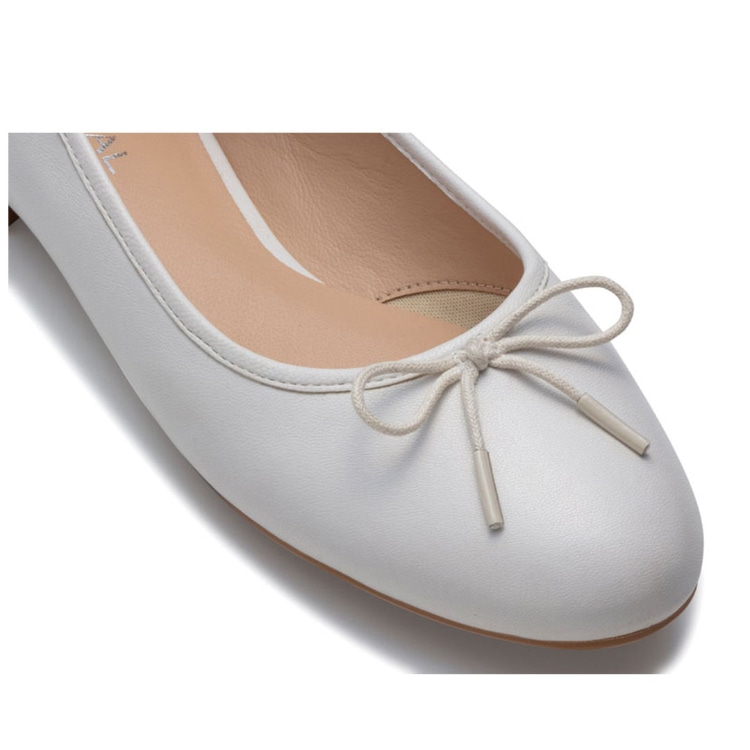 REGAL F79Q バレエシューズ アイボリー リーガル フラットシューズ アイボリー 22.5cm