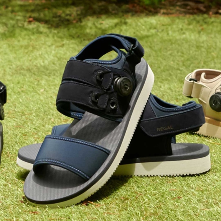 REGAL 65HL サンダル ネイビー リーガル サンダル ネイビー L(約26cm)