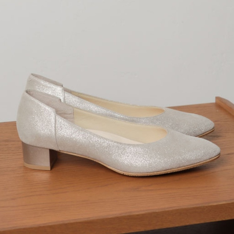 BEAUFIT A75W 晴雨兼用パンプス プラチナ ビューフィット パンプス プラチナ 22.5cm