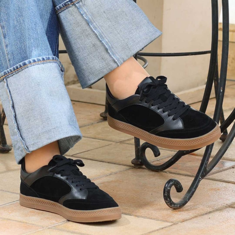 REGAL BF08 ローテクスニーカー ブラックスエード リーガル スニーカー ブラックスエード 22.5cm