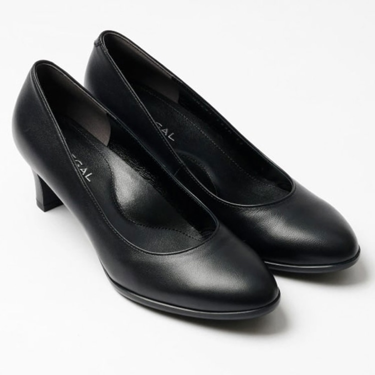 REGAL F22R 晴雨兼用プレーンパンプス ブラック リーガル パンプス ブラック 22.5cm