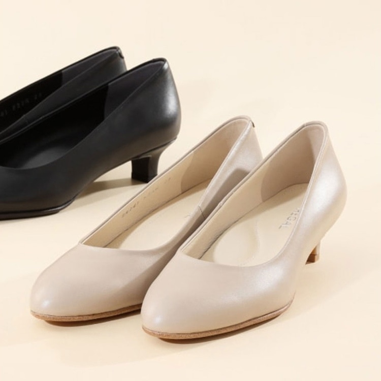 REGAL F23R ローヒールパンプス ダークベージュ リーガル パンプス ダークベージュ 22.5cm