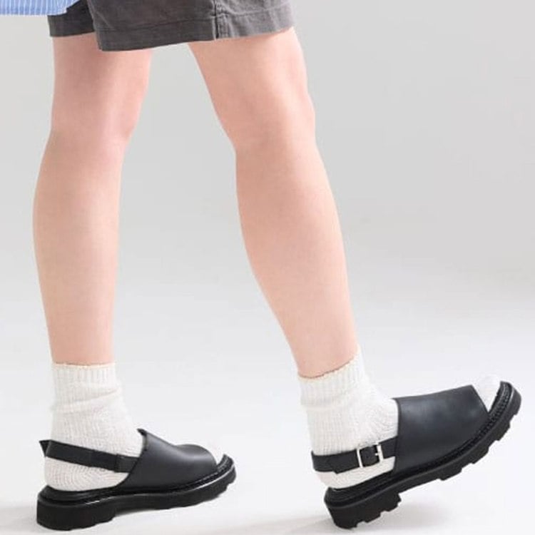 REGAL F44R ラギットソールサンダル ブラック リーガル サンダル ブラック 22.5cm