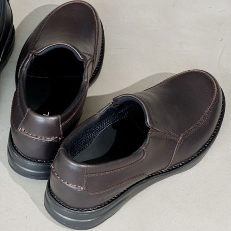 REGAL 82KL スリッポン GORE-TEX ダークブラウン リーガル カジュアルシューズ ダークブラウン 27.0cm