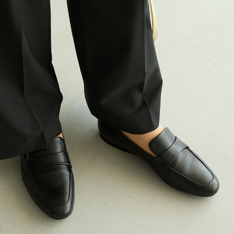 REGAL F63R フラットローファー ブラック リーガル フラットシューズ ブラック 22.5cm