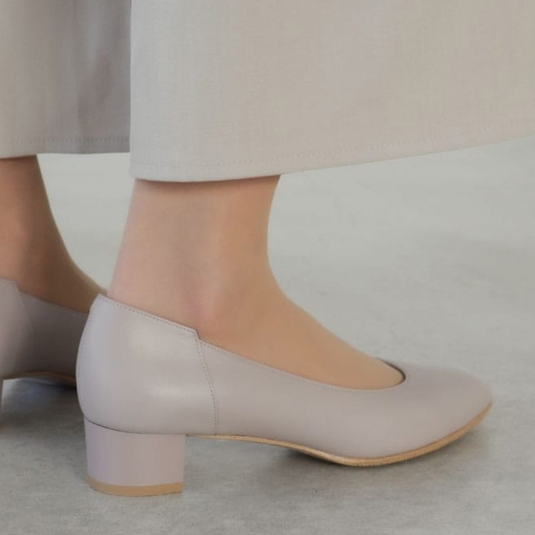 BEAUFIT A75W 晴雨兼用パンプス パープル ビューフィット パンプス パープル 22.5cm