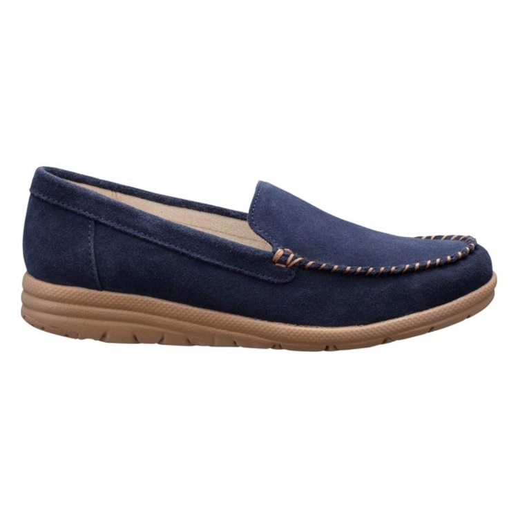 REDWOOD RIVER×MINNETONKA(R) M02C モカシンシューズ ネイビースエード レッドウッドリバー ミネトンカ (R) カジュアルシューズ ネイビースエード 22.5cm