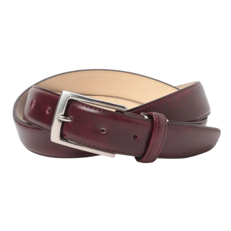 REGAL TS89 銀付き スムースベルト ワイン リーガル メンズ ベルト ワイン フリー
