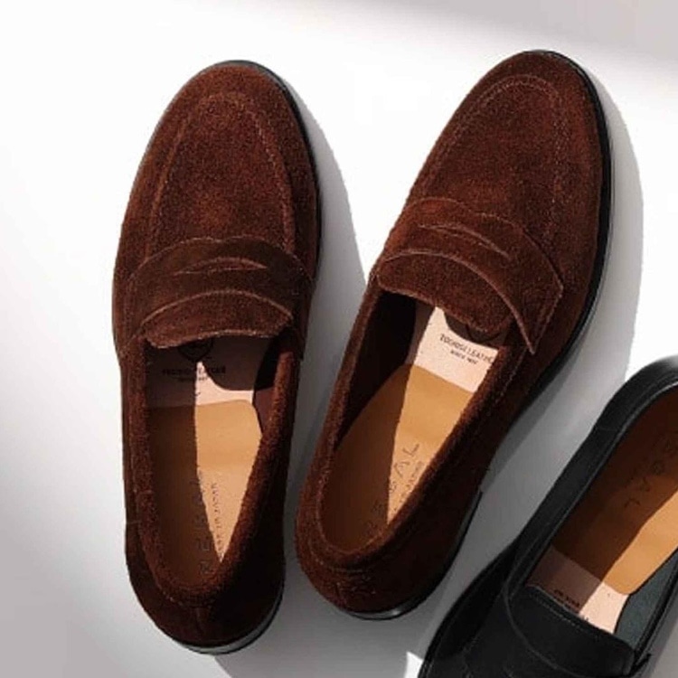 REGAL 12GL ローファー ブラウンスエード リーガル ビジネスシューズ