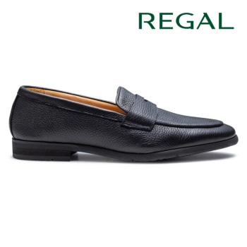 REGAL 12JL ローファー ブラック リーガル ビジネスシューズ