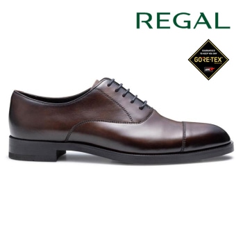 REGAL 21JL ストレートチップ　ＧＯＲＥ－ＴＥＸ ダークブラウン リーガル ビジネスシューズ