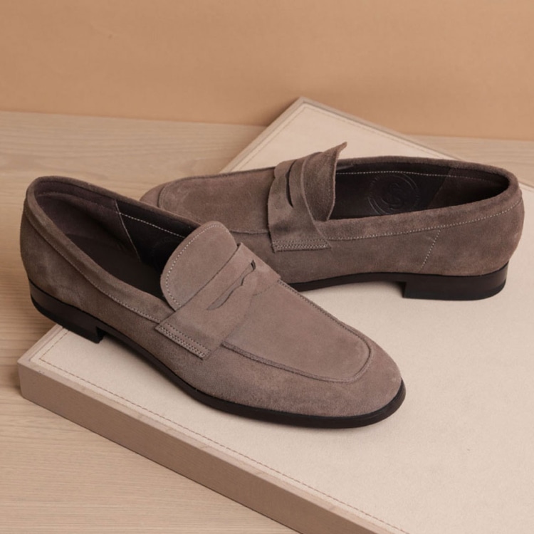 REGAL 23HL ローファー ベージュスエード リーガル ビジネスシューズ