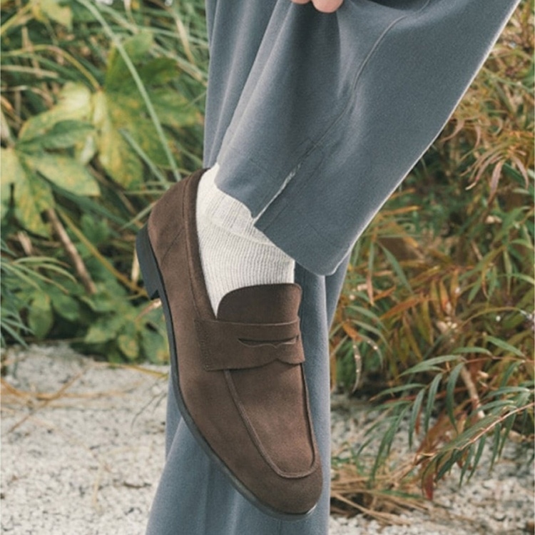 REGAL 23HL ローファー ダークブラウンスエード リーガル ビジネスシューズ