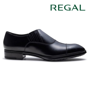 REGAL 37LL サイドエラスティック ブラック リーガル ビジネスシューズ
