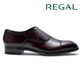 REGAL 37LL サイドエラスティック ダークブラウン リーガル ビジネスシューズ