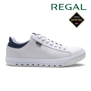 REGAL 51DL コートスニーカー「ＧＯＲＥ－ＴＥＸ　ＳＵＲＲＯＵＮＤ（Ｒ）フットウェア」 ホワイトネイビー リーガル スニーカー