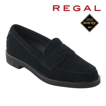 REGAL 52GL ローファー GORE-TEX フットウェア ブラックスエード リーガル カジュアルシューズ