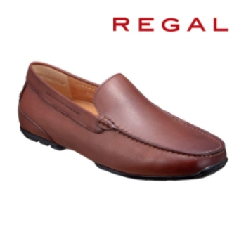 REGAL 55BL スリッポン ブラウン リーガル カジュアルシューズ